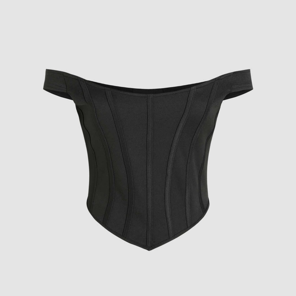 NWT Cider off-shoulder corset top